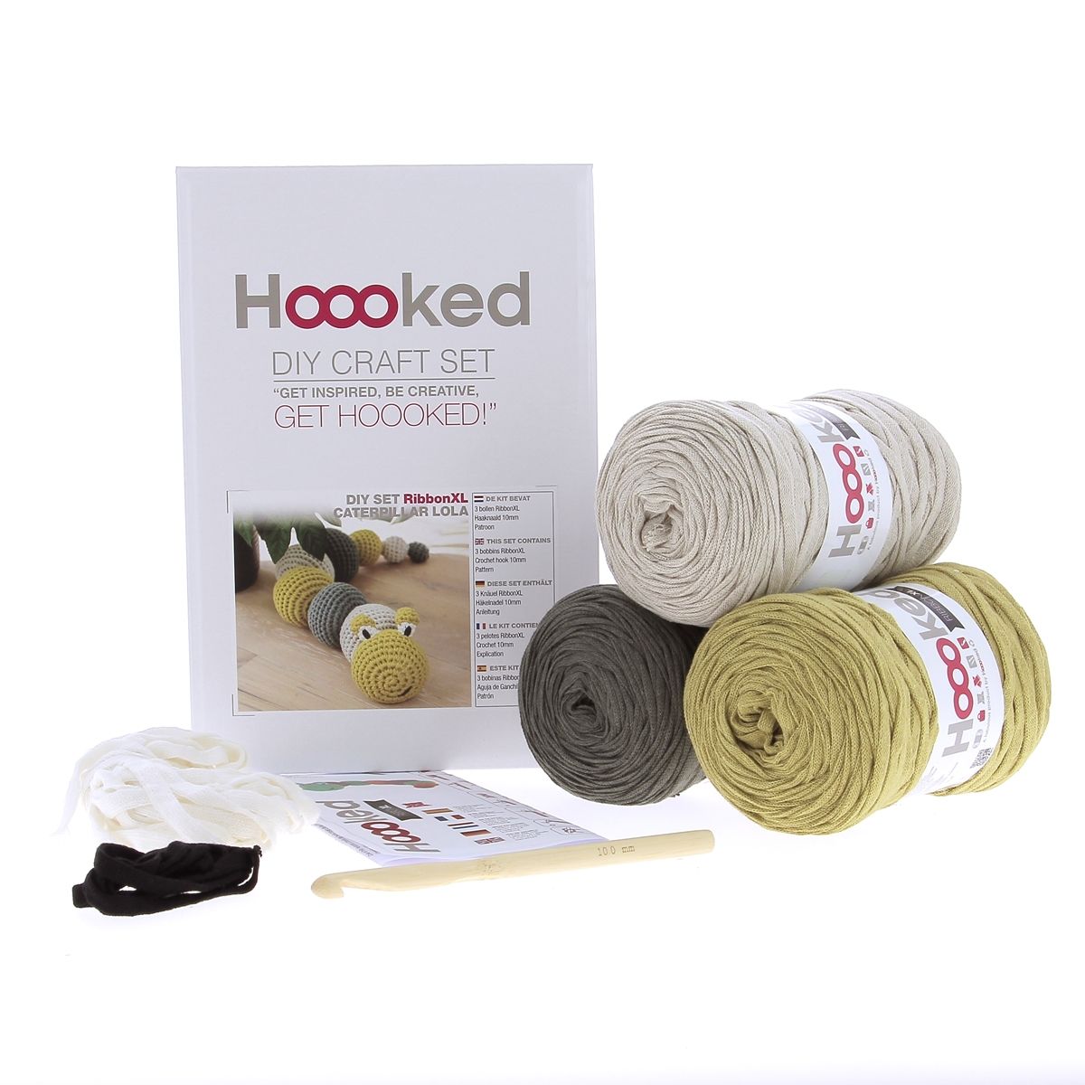 DIY Haakpakket RibbonXL Caterpillar Lola Hoooked 4