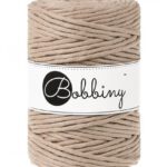 Bobbiny macrame 5mm Wolzolder Sand