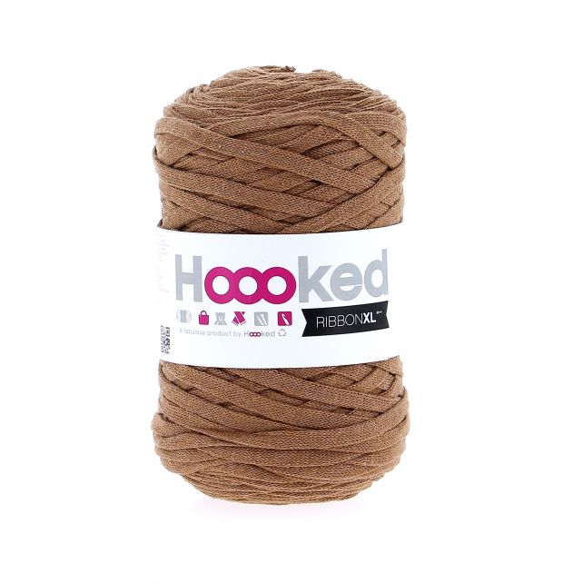 ribbon xl hoooked caramel brown