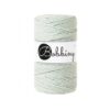 milky-green Bobbiny macrame 3mm T