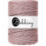 macrame koord 5 mm bobbiny Mauve