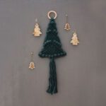 Hoooked macrame pakket Kerstboom groen