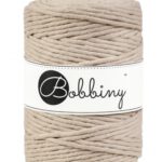 beige 5mm bobbiny