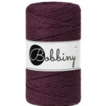 blackberry bobbiny macrame triple twist 3 mm