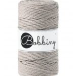 pearl bobbiny macrame triple twist 3 mm