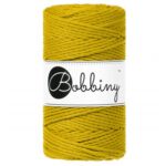 spicy-yellow bobbiny macrame triple twist 3 mm
