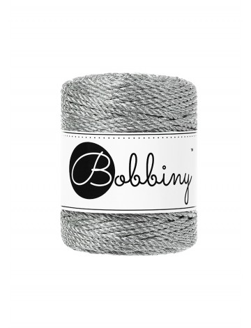 Bobbiny 3mm TT metallic SIlver