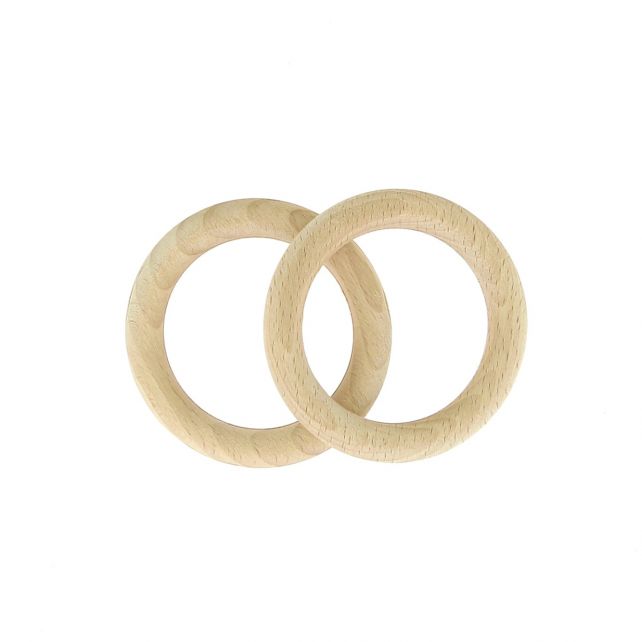 Houten Ringen 70mm-10mm set of 2