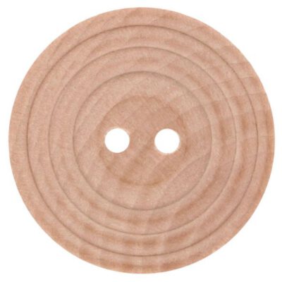 HOUTEN KNOOP MET RAND MAAT 28 - 17,5MM