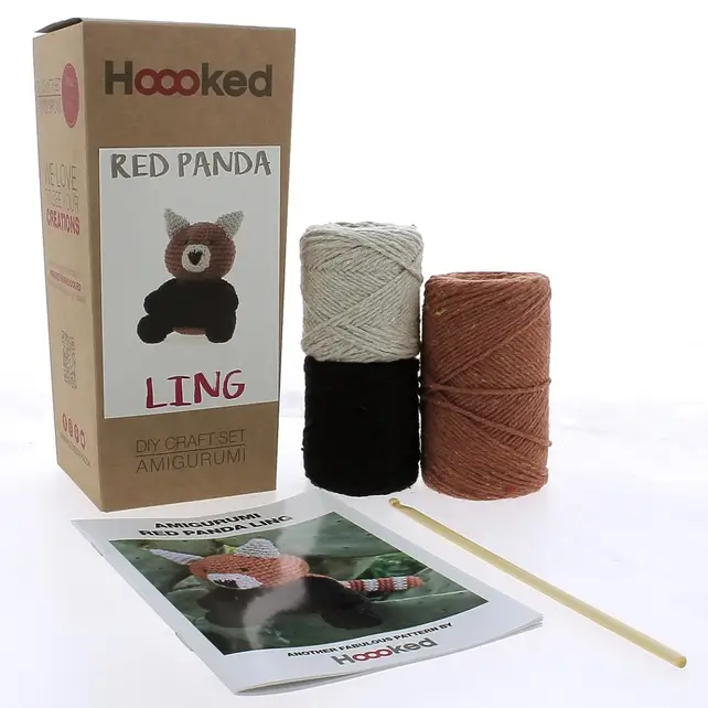 Hoooked haakpakket Red Panda Ling 1