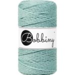 DUCK EGG BLUE Bobbiny 3 mm TT macrame