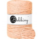 unicolor-peach-fuzz bobbiny macrame 5 mm