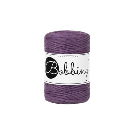 violet Bobbiny macrame 1.5mm