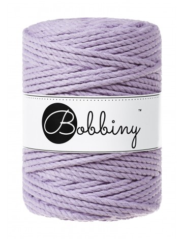 lavender bobbiny 5mm TT macrame