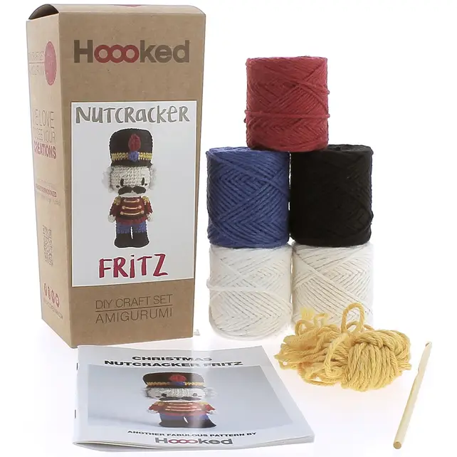 Notenkraker Fritx kerstmis haakpakket hoooked2