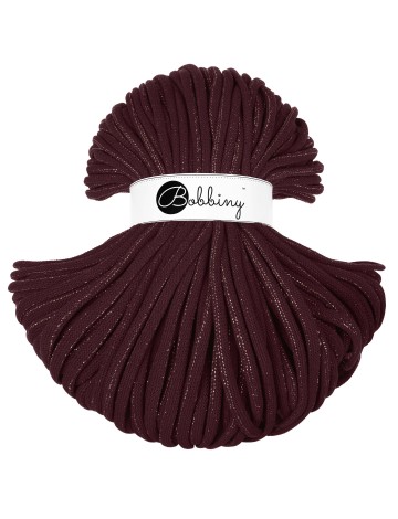 Bobbiny Jumbo Burgundy Golden