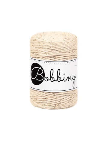 Bobbiny Macramé 1,5 mm Warm Beige Golden