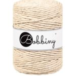 Bobbiny Macramé 5 mm Warm Beige Golden