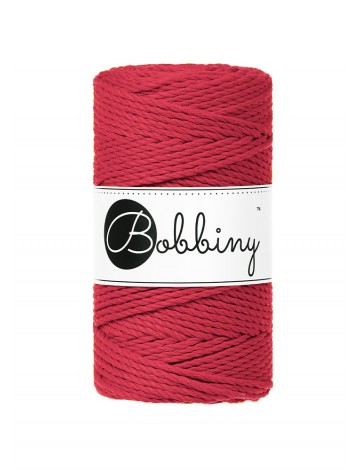 Bobbiny Macramé Triple Twist 3 mm Classic Red