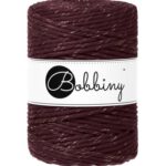 golden-burgundy macrame 5mm Bobbiny