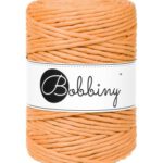 orange Bobbiny macrame 5 mm