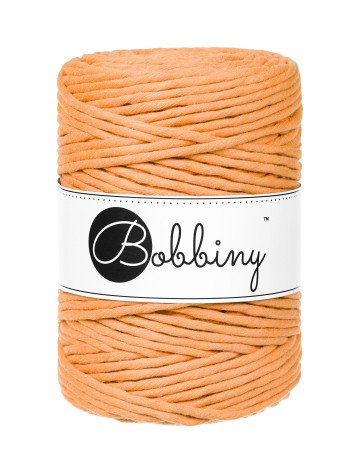 orange Bobbiny macrame 5 mm