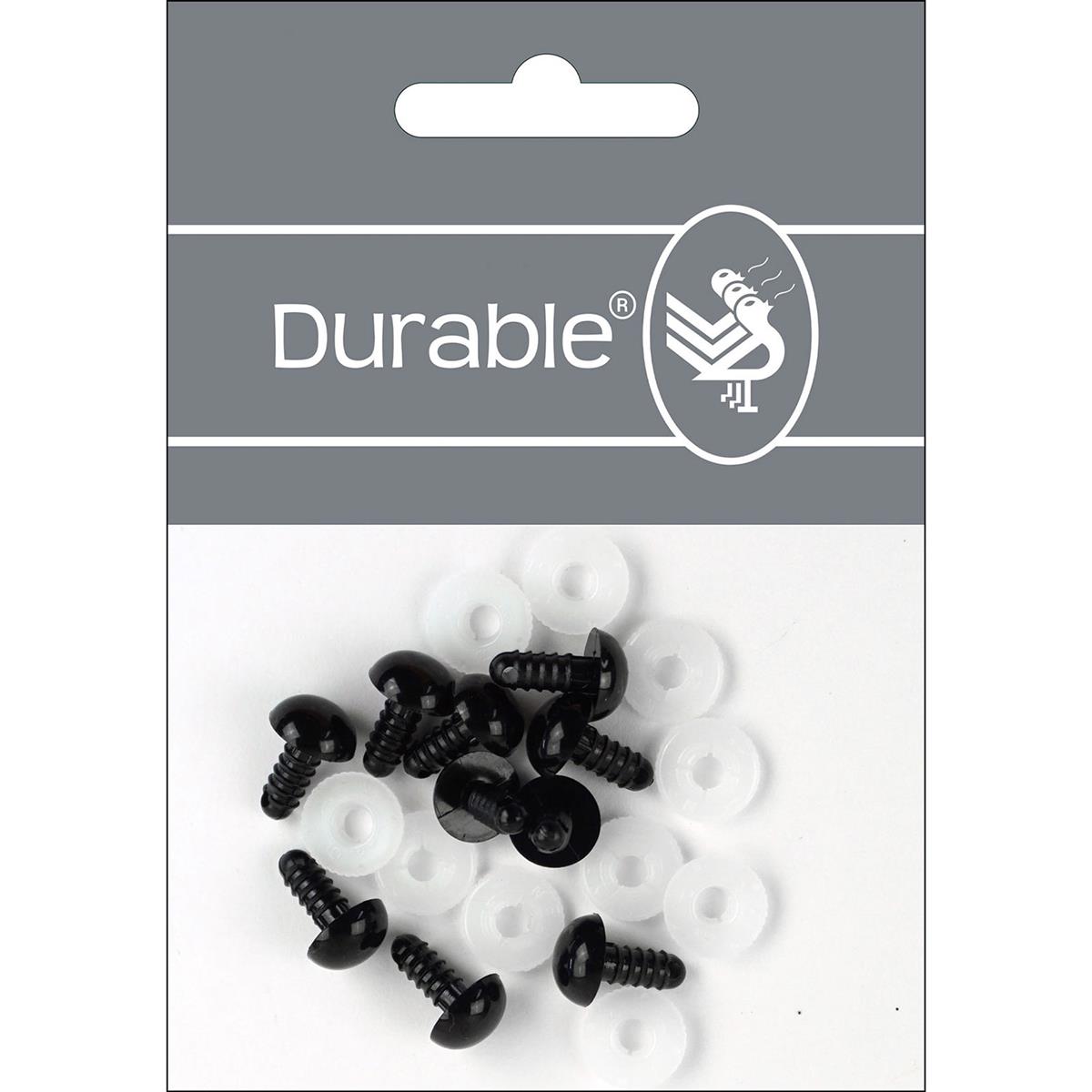 Durable veiligheidsogen 10mm, 10 stuks = 5 paar Durable veiligheidsogen 10mm, 10 stuks = 5 paar