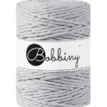 Bobbiny macrame 5mm Light Grey