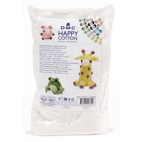 DMC U2121 Gerecyclede katoenen vulling voor amigurumis 300 gram - Kleur WHITE DMC U2121 Gerecyclede katoenen vulling voor amigurumis 300 gram - Kleur WHITE